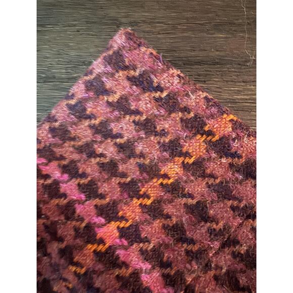 Wool Tweed Plaid Skirt Womens 4 Multicolor Academia Pure Collection - Picture 9 of 12